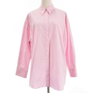 Dorothee Schumacher NWT Cotton Coolness Button Up Blouse in pink